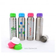 Lot 2 capuchons rose pour biberon Goulot Etroit - Organic Kidz