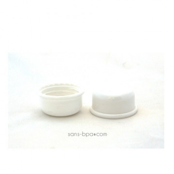 Lot 2 capuchons blanc pour biberon Goulot Etroit - Organic Kidz