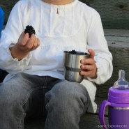 Biberon inox Goulot Large 265 ml - LAVANDE - ORGANIC KIDZ