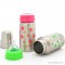 Biberon isotherme inox Goulot Large 200 ml - Pois Verts - Organic Kidz