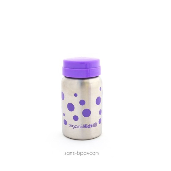 Kit évolutif 270 ml Pois Lavande - Organic Kidz