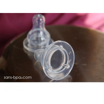 Tétine n°3 débit rapide pour biberons Organic Kidz 2