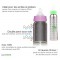 Biberon inox Isotherme Goulot Etroit 270 ml - RAYURES BLEU - ORGANIC KIDZ