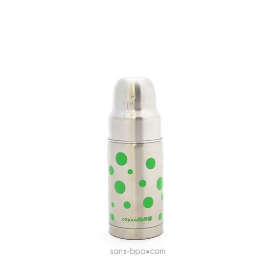 Kit évolutif isotherme Pois Vert - Organic Kidz