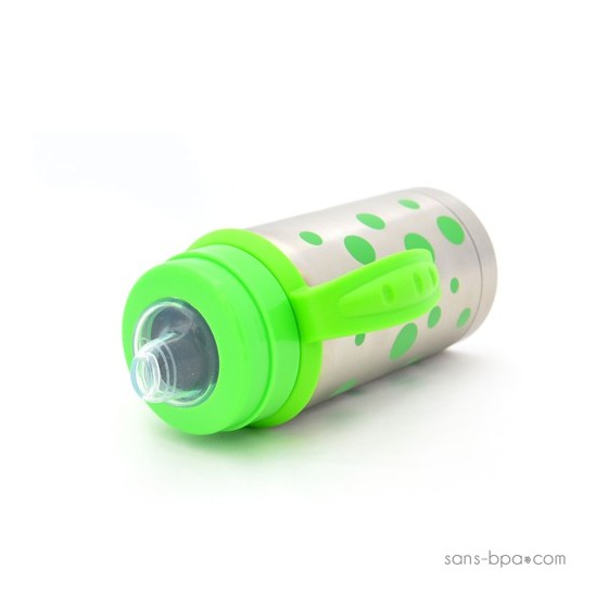 Kit évolutif isotherme Pois Vert - Organic Kidz