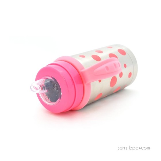 Kit évolutif isotherme Pois Rose - Organic Kidz