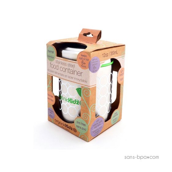 Boite à repas isotherme Birds - Organic Kidz