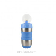 SAFE SPORTER - Gourde inox 355 ml - BLEU - KID BASIX