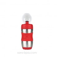SAFE SPORTER - Gourde inox 355 ml - ROUGE - KID BASIX