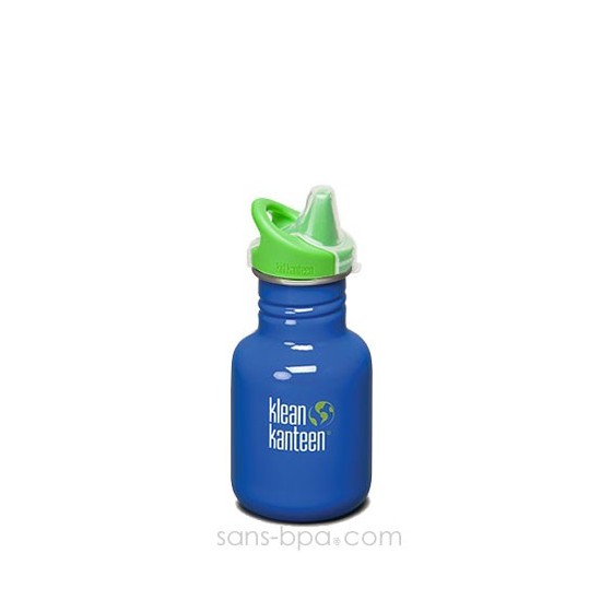 KID KANTEEN - BLUE LAGOON Gourde anti-Fuite inox 355 ml - INOX - KLEAN KANTEEN