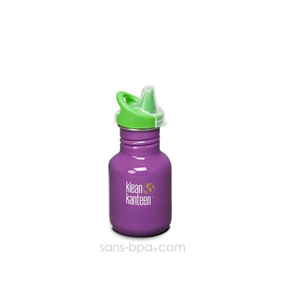 KID KANTEEN - PRUNE - Gourde anti-Fuite inox 355 ml - INOX - KLEAN KANTEEN