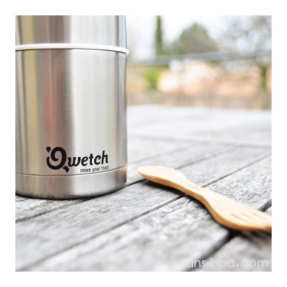 Boite repas inox isotherme 500 ml - Qwetch