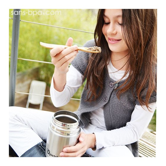 Boite repas inox isotherme 500 ml - Qwetch