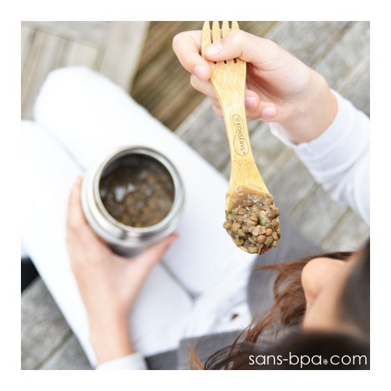 Boite repas inox isotherme 500 ml - Qwetch