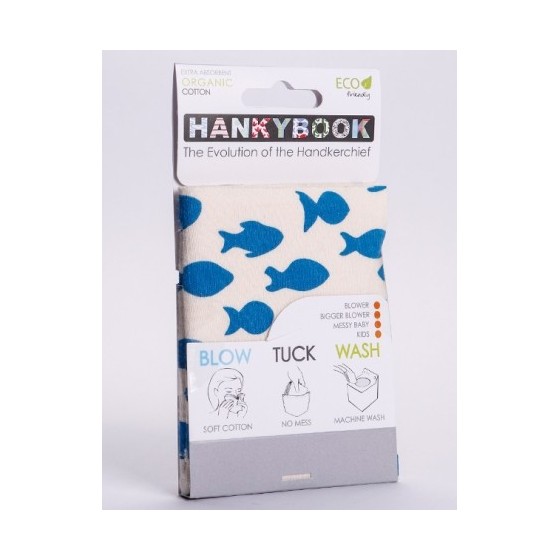 Mouchoir BIO Poissons - Hanky Book