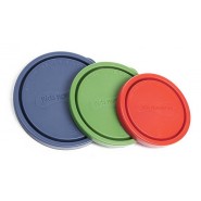 Lot 3 couvercles de rechange Océan - Modèle médium - Pomme- KIDS KONSERVE