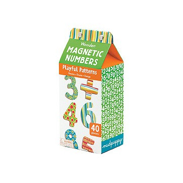 Chiffres magnétiques en bois - MudPuppy
