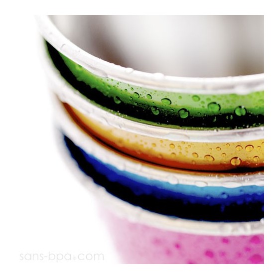 Verre inox - Fleur - ECOCOCOON