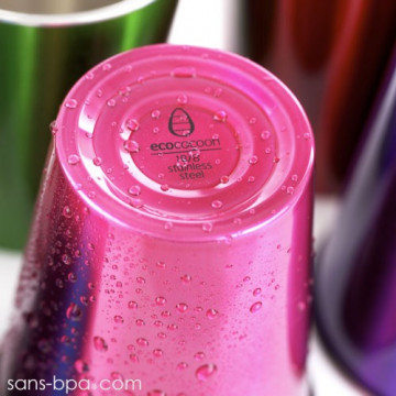 Verre inox - Fraise - ECOCOCOON 2
