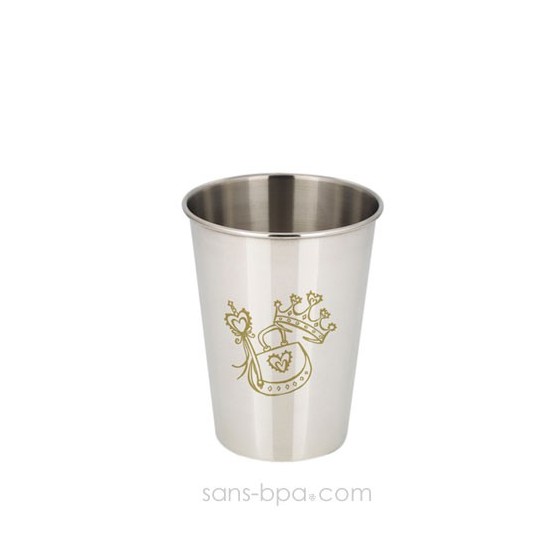 Verre inox gravé - Dress Ups - Indestructible by ECOCOCOON