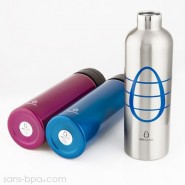 Gourde inox isotherme anti-fuite Cocoon 600 ml - Blue Cocoon - Ecococoon