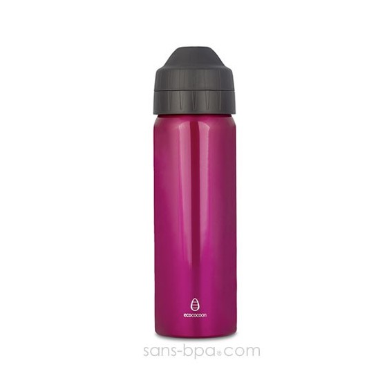 Gourde inox isotherme anti-fuite Cocoon 600 ml - Pink - Ecococoon