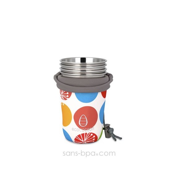 Ensemble 4 verres dans housse - Everyone Loves - ECOCOCOON