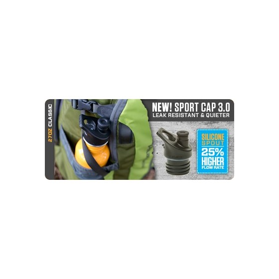 Bouchon Sport 3.0 Noir - KLEAN KANTEEN
