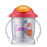 Tasse paille anti-fuite 250 ml - Pink - Inno Baby