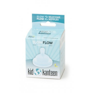 2 tétines silicone 0-3mois biberon KLEAN KANTEEN