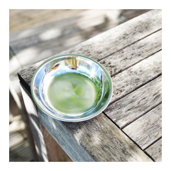 Assiette à bords inox - Small - ONYX