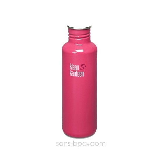 Bouteille inox 800ml - PINK ANEMONE - KLEAN KANTEEN
