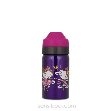 Gourde isotherme anti-fuite 350ml BALLERINES