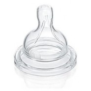 Lot 2 tétines Goulot Large - Débit Lent - AVENT