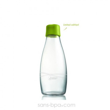 Gourde verre 500 ml - FOREST GREEN