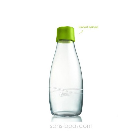 Bouteille verre 800 ml - Green - RETAP