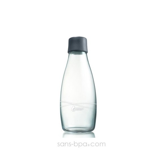Bouteille verre 500 ml - Grey - RETAP