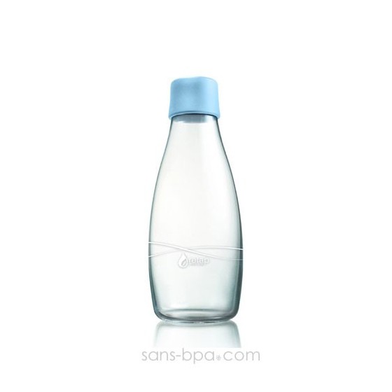 Bouteille verre 500 ml - Azur - RETAP