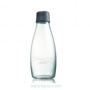 Bouteille verre 800 ml - Grey - RETAP