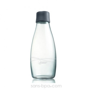 Bouteille verre 800 ml - Grey - RETAP