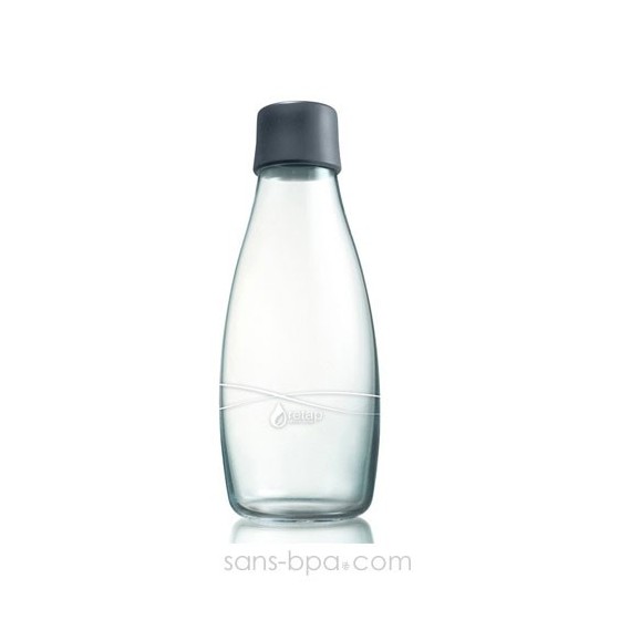 Bouteille verre 800 ml - Grey - RETAP