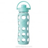Bouteille FLIP FLOP en verre 650 ml - TURQUOISE - LIFEFACTORY