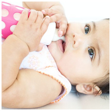 Biberon en verre Goulot étroit 120 ml - BLEU - LIFEFACTORY 2