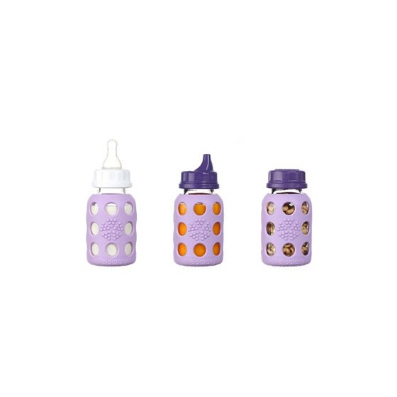 Biberon en verre Goulot étroit 120 ml - BLEU - LIFEFACTORY
