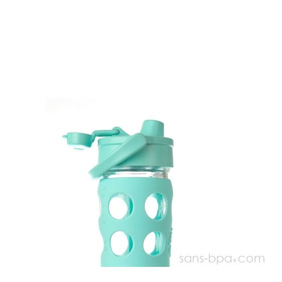 Bouteille FLIP FLOP en verre 650 ml - TURQUOISE - LIFEFACTORY