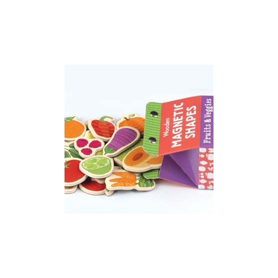 Fruits & Légumes magnétiques en bois - MudPuppy