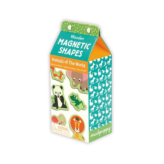 Animaux sauvages magnétiques en bois - MudPuppy