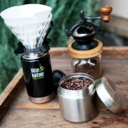 WIDE INSULATED - Bouteille inox Isotherme - GREY 355 ml - KLEAN KANTEEN