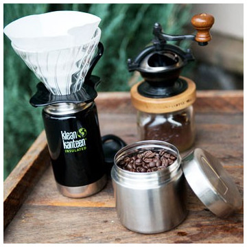 WIDE INSULATED - Bouteille inox Isotherme - GREY 355 ml - KLEAN KANTEEN 2