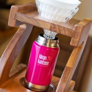 WIDE INSULATED - Bouteille inox Isotherme - GREY 355 ml - KLEAN KANTEEN